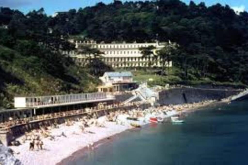 **Sunny And Bright, Thatchers Rock One Bed Beach Front Apartment*** Torquay Exterior foto